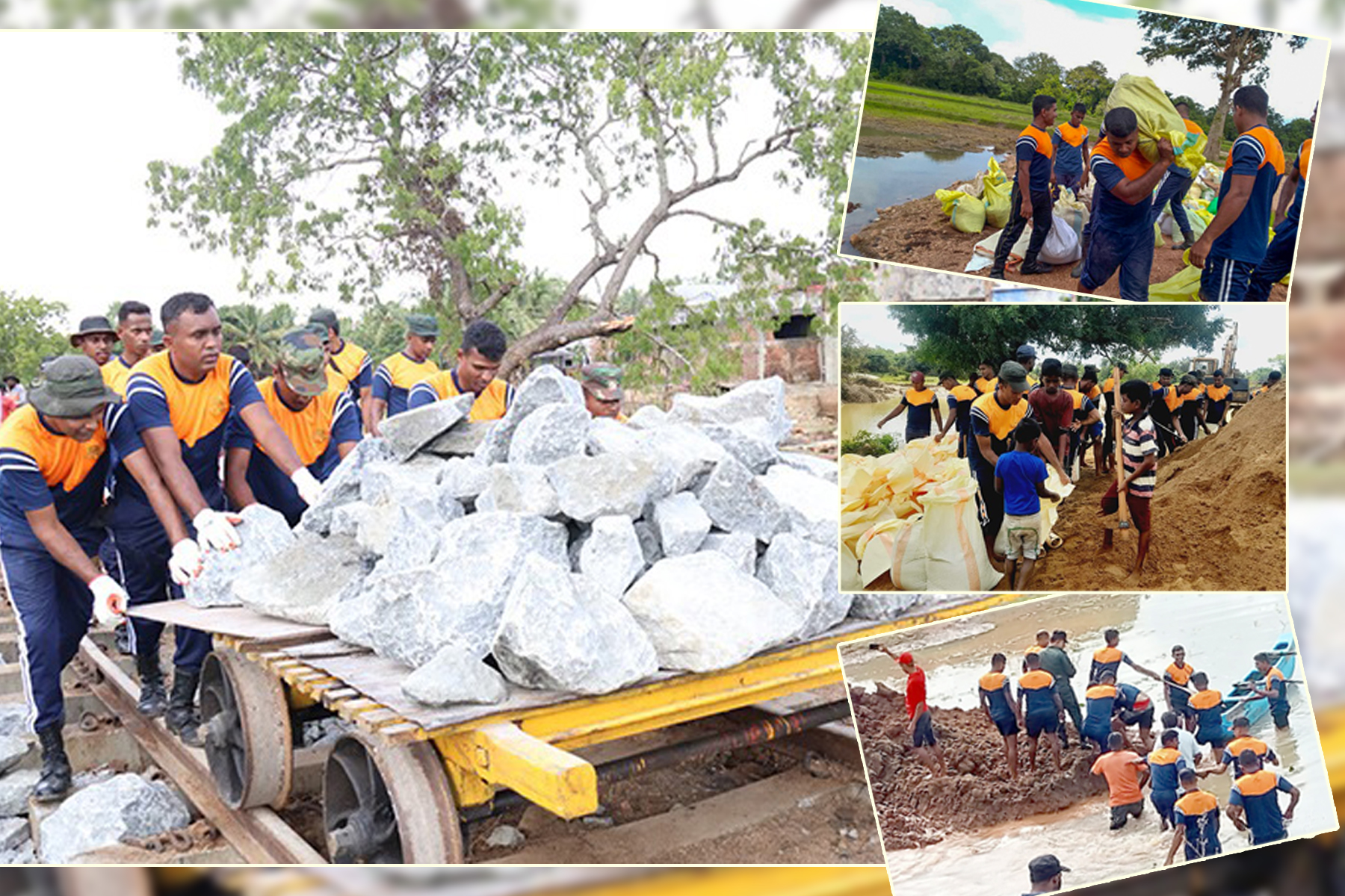An airman sanitizes indoor shooting stations.